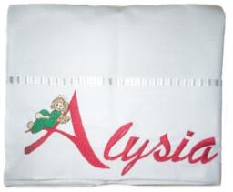 Little Angel Child Pillowcase Embroidered & Personalized - thumbnail 3