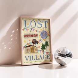 Lost Village Festival Print Illustrated Music Poster Art - Unframed - thumbnail 3