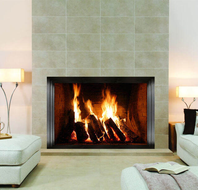 Fireplace Wall Decal, Peel & Stick Mural, Removable Art - image 1