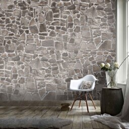 3D Stone Wall Mural, Peel & Stick Removable Wallpaper - thumbnail 3