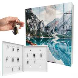 Mountain Landscape Key Cabinet For Home, Blue Box Wall, Photographic Landscapes, Lovers Of Nature & Peace - thumbnail 2
