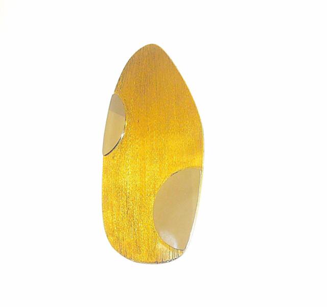 Brass Sculpture, Stainless Steel, Wall Decor, House Mirror Finished, Ready To Ship - image 1