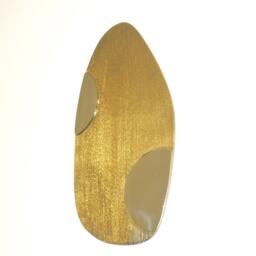 Brass Sculpture, Stainless Steel, Wall Decor, House Mirror Finished, Ready To Ship - thumbnail 3