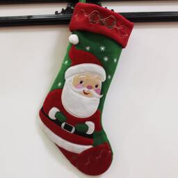 Personalized Christmas Stocking Holidays Decoration Snowman Monogram Stockings Ornaments - thumbnail 2