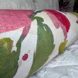 "Floral Cushion 16"" X 6" - thumbnail 3