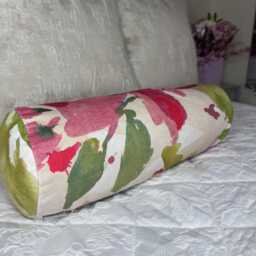 "Floral Cushion 16"" X 6"
