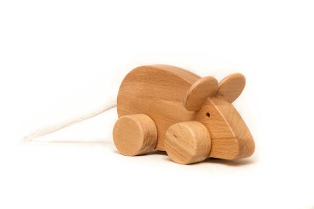 Small Wooden Mouse