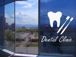 Dental Clinic Wall Decal Tooth & Brush Vinyl Sticker 1276 - thumbnail 1