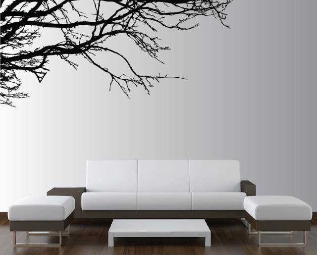 Large Wall Tree Nursery Decal Oak Branches Art 1130 - 6 Feet Wide - image 1