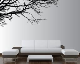 Large Wall Tree Nursery Decal Oak Branches Art 1130 - 6 Feet Wide