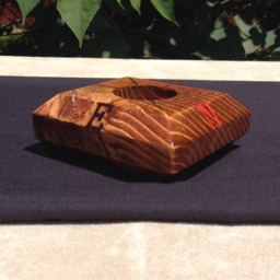 Reclaimed Wood - Candle Holder Compass Rose Design Tealight Novelty Item Travel Collectible Vintage Rustic - thumbnail 4