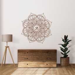 Mandala Wall Decal - Boho Tattoo For Meditation Yoga Sticker Zen Art Indian Decor Design 007