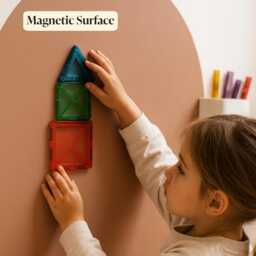 Orelle Magicwall - Magnetic Wall Decal Arch For Kids Renter-Friendly Chalkboard Magnet Playroom Decor 24 X 39 - thumbnail 3