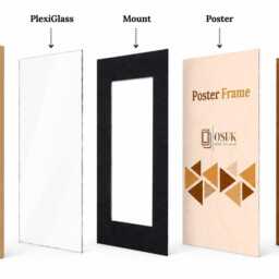 Beech Photo Frame With Mounts Picture Poster Frames Wall Art Home Decor Wall Hanging Gallery Image Display Wedding Gifts Room - thumbnail 3