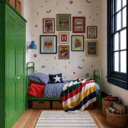 Superhero Fabric Wall Stickers - Eco-Friendly, Removable & Reusable Decals For Kids' Bedrooms, Playrooms Nurseries - thumbnail 2