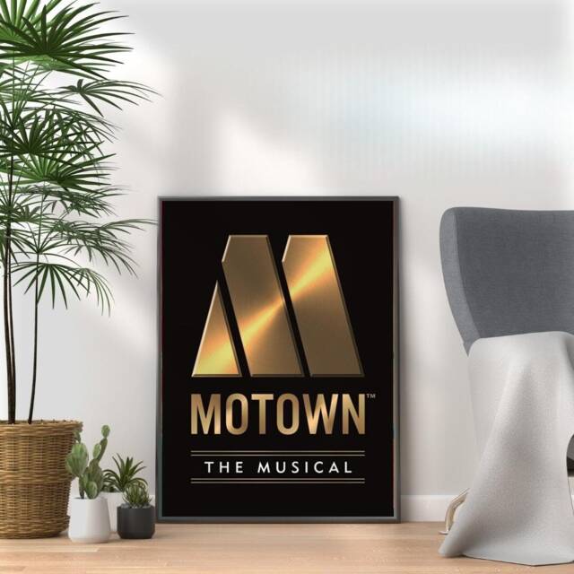 Motown Musical Poster Broadway Theatre Wall Art - image 1