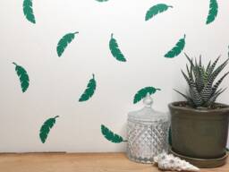 Banana Leaf Wall Decals 2.75