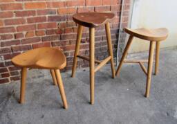 stools Made From Sustainably Sourced Local Hardwoods