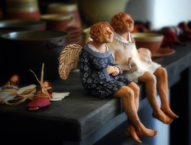 Angel Sitting I - Blue - image 1