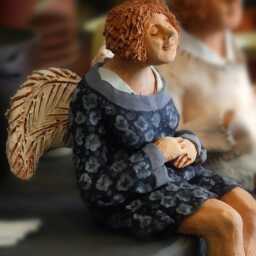 Angel Sitting I - Blue - thumbnail 2