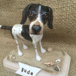 Custom Folk Art Dog On Wooden Base Based Your Pets Photos - thumbnail 3