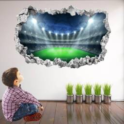 Football Stadium Lights Arena Wall Decal Sticker Mural Print Art Kids Boys Bedroom Home Decor Ct81 - thumbnail 1