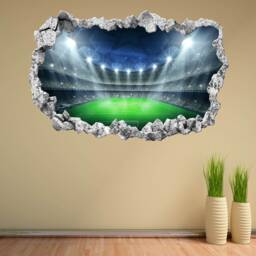 Football Stadium Lights Arena Wall Decal Sticker Mural Print Art Kids Boys Bedroom Home Decor Ct81 - thumbnail 3