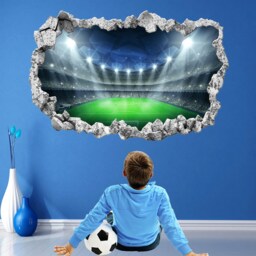 Football Stadium Lights Arena Wall Decal Sticker Mural Print Art Kids Boys Bedroom Home Decor Ct81 - thumbnail 2