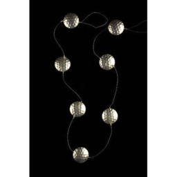 Modern Metal Curtain Tieback 1 Meter - Minimal Disc Stainless Steel Holdback Elegant Drapery Accessory - thumbnail 3