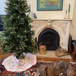 Digital Pattern Brooklyn Star Quilted Christmas Tree Skirt - thumbnail 3