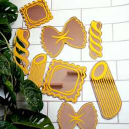 Extra Small Pasta Mirror Bundle Set - thumbnail 3