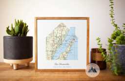 Personalized Home Sweet Map Wood Sign - Custom Housewarming Gift First For Couple Realtor Closing New Wall Art - thumbnail 1