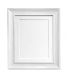 Scandi White Photo Frame With Mount - thumbnail 1