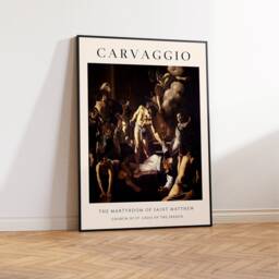Caravaggio Wall Art, The Martyrdom Of Saint Matthew, Art Print, Religious Christian Classic A1/A2/A3/A4 - thumbnail 3