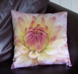 Petal Pink Satin Cushion