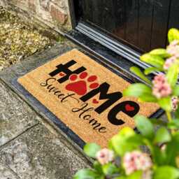 Home Sweet Doormat - Classic Cozy Welcome Mat For Entryway, Warm Front Porch Rug, Timeless Housewarming Gift, Rustic Decor - thumbnail 3