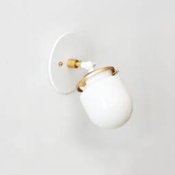 White & Gold Adjustable Wall Fixture Light Farmhouse Lighting Vanity Sconce Bathroom Lights Hallway - thumbnail 4