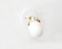 White & Gold Adjustable Wall Fixture Light Farmhouse Lighting Vanity Sconce Bathroom Lights Hallway
