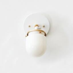 White & Gold Adjustable Wall Fixture Light Farmhouse Lighting Vanity Sconce Bathroom Lights Hallway - thumbnail 2