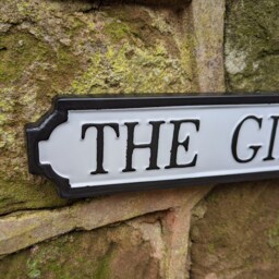 The Gin Bar Metal Street Sign Hand-Painted Steel, 45cm - thumbnail 2