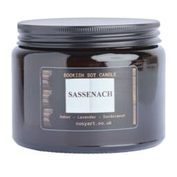 Bookish Candles -Sassenach -Rare Candle - Soy Wax Scented Candle- Book Lovers Gifts 180Ml 40H Burning - thumbnail 4