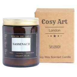 Bookish Candles -Sassenach -Rare Candle - Soy Wax Scented Candle- Book Lovers Gifts 180Ml 40H Burning - thumbnail 1