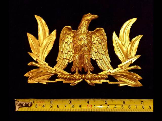 Gilt Or White French Antique Empire Style Eagle Decorative Wall Furniture Mouldin Pediment Plastic Decoration - image 1