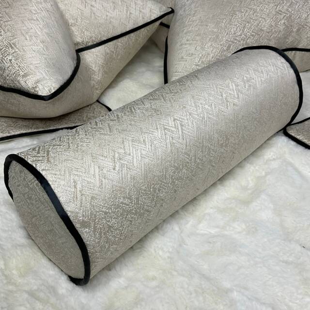 "Luxury Cushion, Modern Bolster 16"" X 6" - image 1