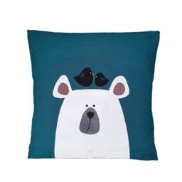 Polar Bear, Dorm Room Decor, Collage Student Gift, Bird Pillow, Decorative Pillows For Bed, Gift Kids, Nursery Funny Pillow Cover - thumbnail 2