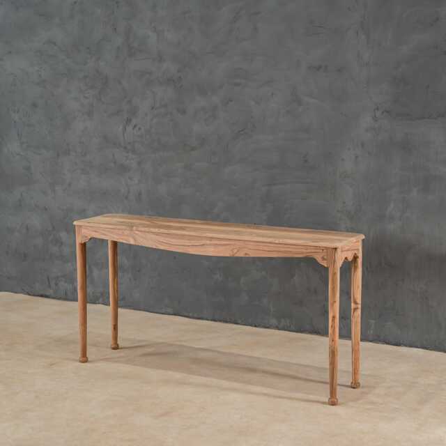Reclaimed Teak Wood Console Table - Rustic Entryway Furniture - image 1