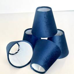 New Made To Order Candle Clip Lamp Shade For Wall & Chandelier Purchase Available in Multi Colour Lining Small Size. 15cm H - thumbnail 3