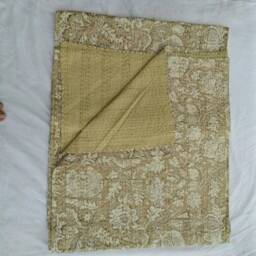 Craftofindiaart, Special Gray Paisley Quilt, Indian Handmade Kantha Quilt, Perfect Bed Matching Bedspread, Queen Size Quilt, Queen Quilt For Sale - thumbnail 3