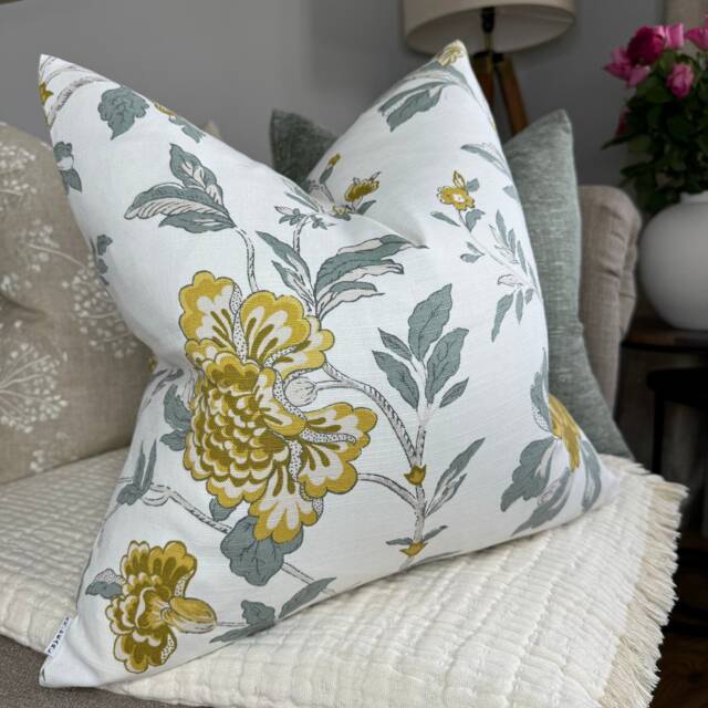 Handmade Floral Cushion Cover John Lewis Anya Fabric Pillow Sham - image 1