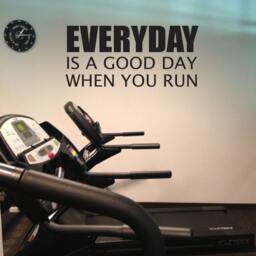 Running Motivation Wall Decal, Everyday Is A Good Day When You Run. Gym Decal. Marathon Training Sign 191 - thumbnail 3